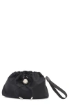 Moncler Trick Nylon Pouch In Black