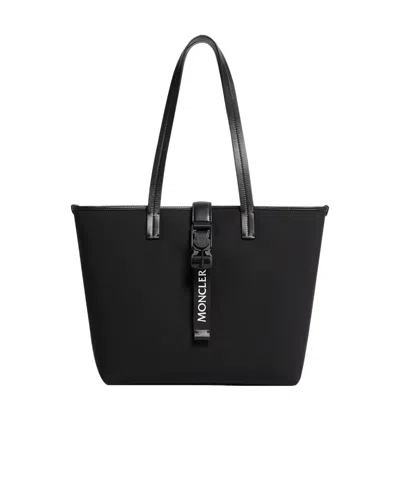 Moncler Trick Tote Bag In Black