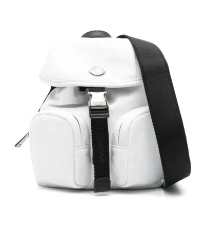 Moncler Trick Water-repellent Mini Shoulder Bag In White