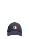 Moncler L20913b000210u618 Tricolour Logo Baseball Cap In Black