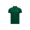 Moncler Green Piquet Polo Shirt In Green