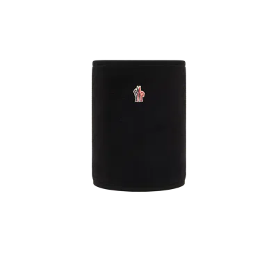 Moncler Cache-col À Bordure Tricolore, Enfant, Noir, Taille: S In Black