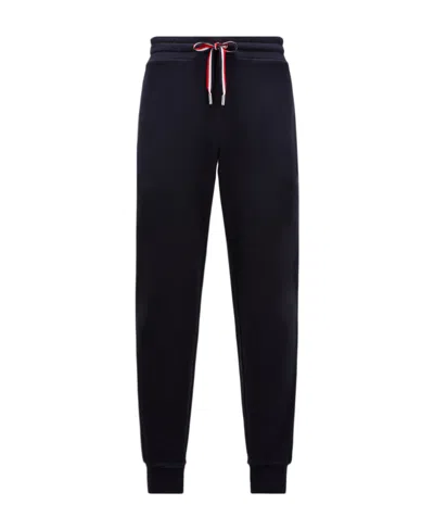 MONCLER MONCLER LOGO PATCH DRAWSTRING SWEATPANTS