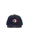 Moncler L20913b000210u618 Tricolour Logo Baseball Cap In Orange