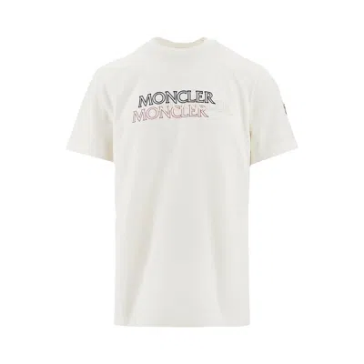 MONCLER TRICOLOUR LOGO T-SHIRT