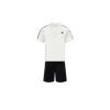 Moncler Ensemble En Piqué De Coton À Bordure Tricolore In ホワイト