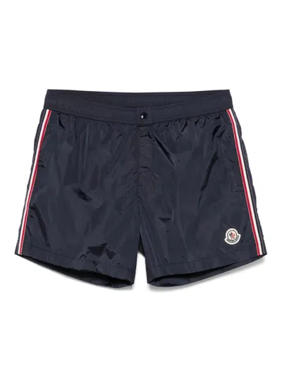 Moncler Tricolour-trimmed Swim Shorts