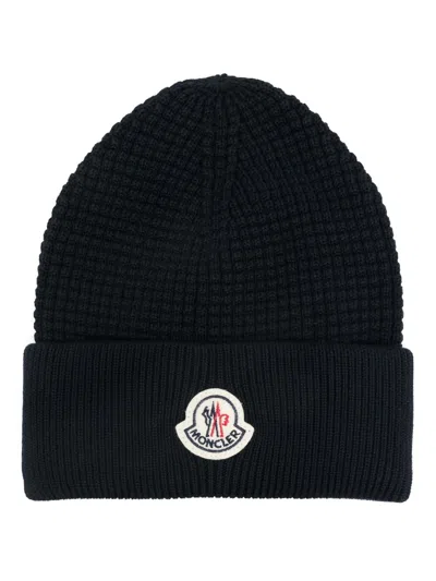 Moncler Tricot Beanie In Black