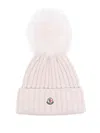 Moncler Tricot Beanie In ピンク