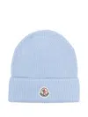 Moncler Tricot Beanie In ブルー