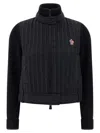 Moncler Tricot Cardigan In Black