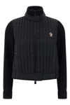 Moncler Tricot Cardigan In Black