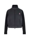 Moncler 'tricot' Cardigan In Blue