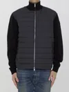 Moncler Tricot Cardigan In Blue