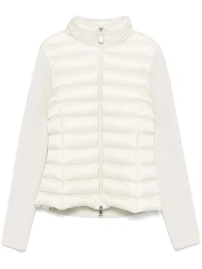 Moncler Tricot Cardigan Clothing In White