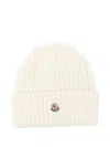 Moncler Tricot Hat Accessories In Neutral