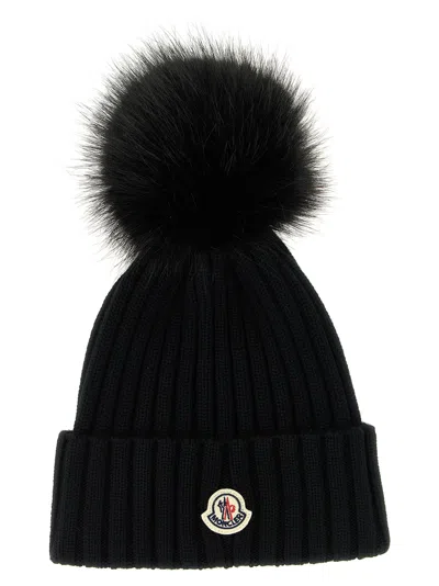 MONCLER TRICOT HATS BLACK