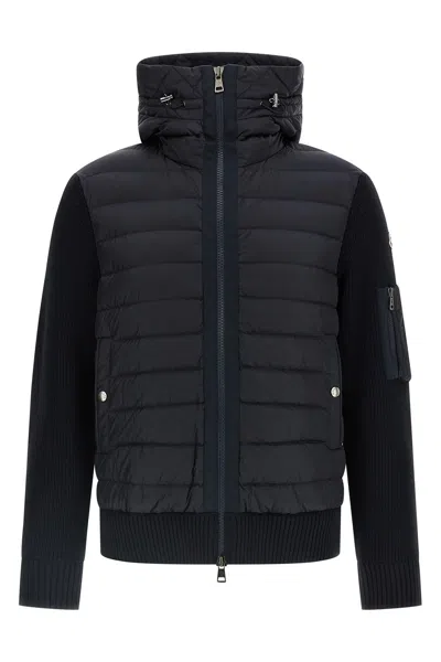 MONCLER TRICOT HOODED CARDIGAN