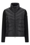 Moncler Womens Black Funnel-neck Brand-patch Regular-fit Shell-down Jacket In Black