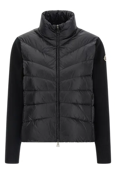 MONCLER TRICOT SLEEVE DOWN JACKET