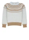 Moncler Tricot Sweater In Gold