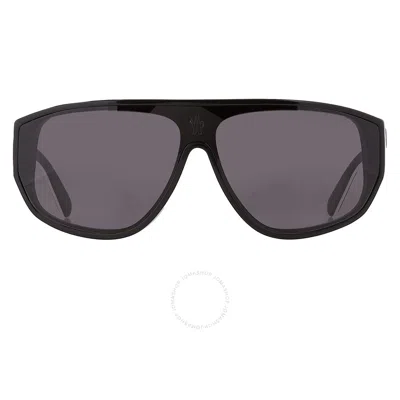 Moncler Tronn Smoke Shield Unisex Sunglasses Ml0260-f 01a 00 In Black