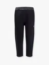 Moncler Year Of The Snake-patch Track Trousers In Black