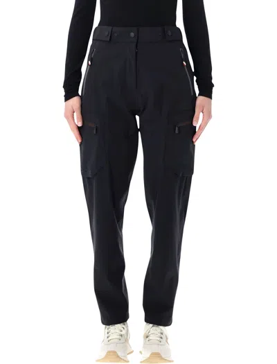 Moncler Grenoble Water-repellent Jogging Pants In Black