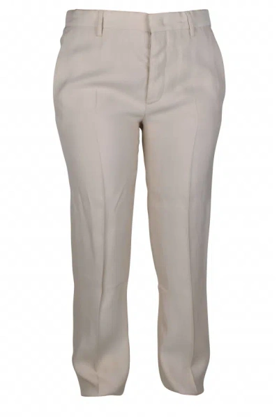 Moncler Trousers In White