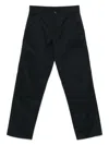 Moncler Logo-patch Trousers In Black