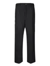 Moncler Straightleg Cargo Trousers In Black