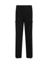 Moncler Cargo Trousers Elasticized Waistband In Black