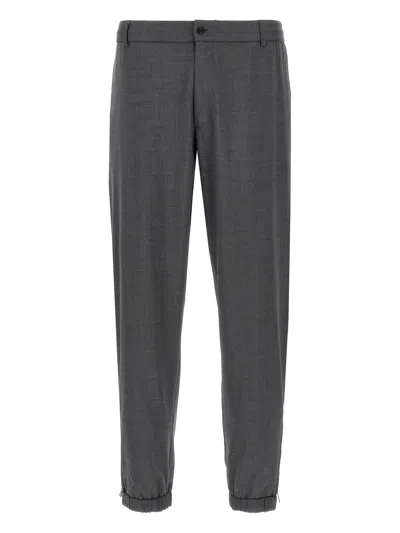 Moncler Trousers In Gray