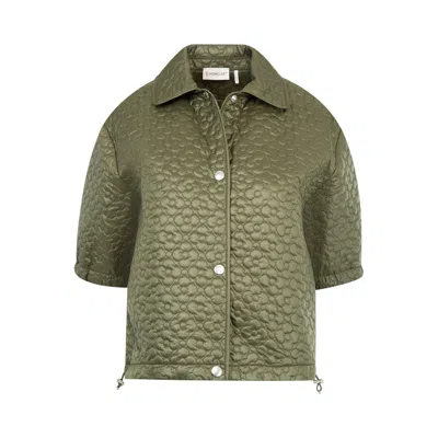 Pre-owned Moncler Trousers 'green' | Women's Size 42