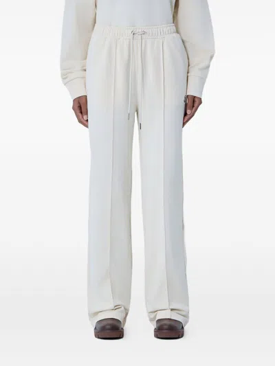 Moncler Logo-patch Drawstrings Trousers In White