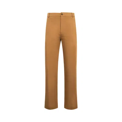 Pre-owned Moncler Trousers 'tan' | Men's Size 48 In Brown