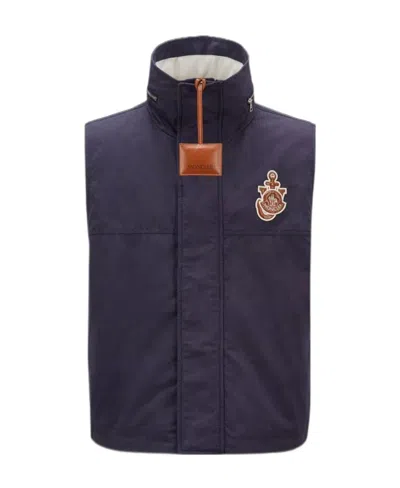 Moncler Tryfan Down Vest In Blue