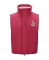 Moncler X Jw Anderson Tryfan Vest In Red