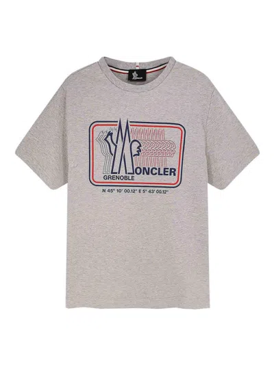 T-shirt In Misto Cotone In Gray from THEBS