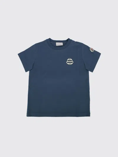 Moncler T-shirt Kids In Blue