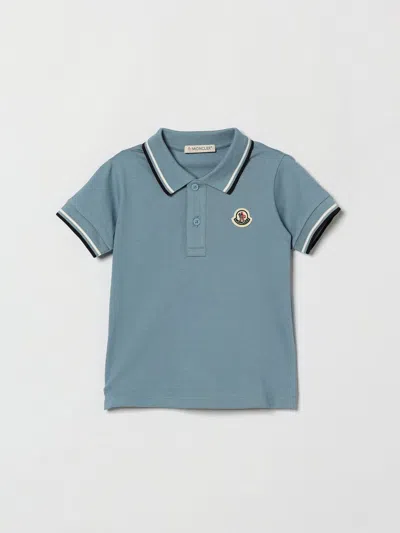 Moncler Babies'  T-shirt Kids Color Blue