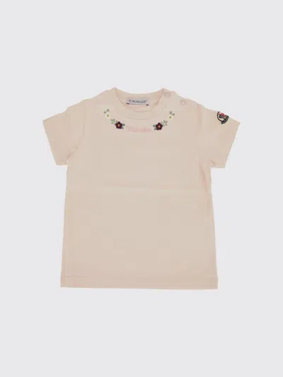 Moncler Babies'  T-shirt Kids Color Pink In Neutral