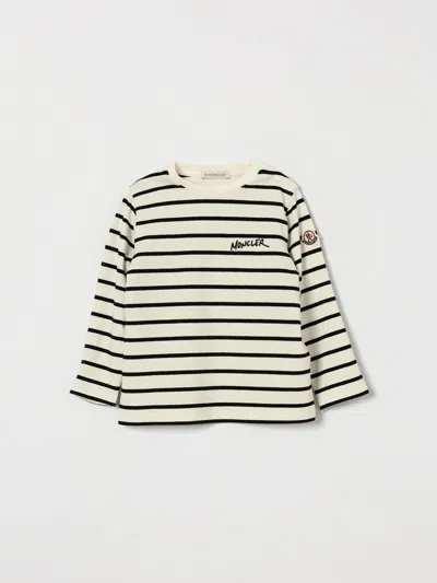 Moncler Babies'  T-shirt Kids Color White