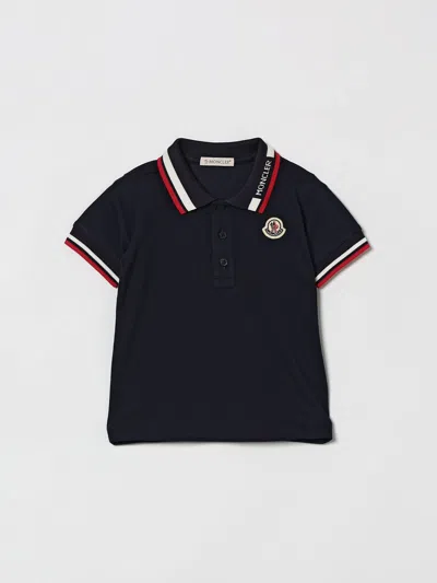 Moncler Babies' T-shirt  Kids Color Navy In Blue