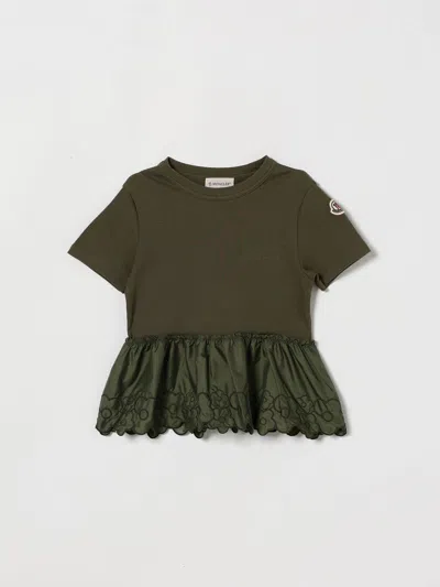 Moncler T-shirt Kids  In Green