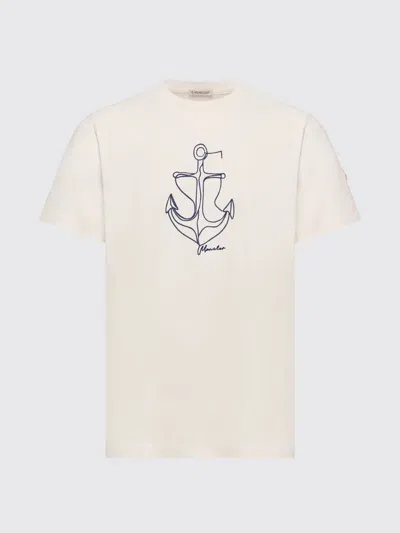 Moncler T-shirt Men In White