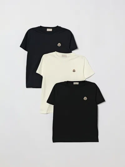 Moncler T-shirt  Kids Color Multicolor In Black