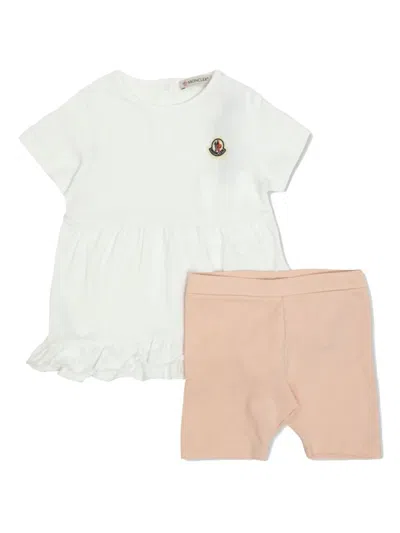 Moncler T-shirt With Shorts Set In Gray