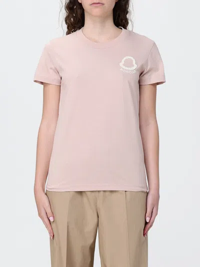 Moncler T-shirt Woman  In Pink