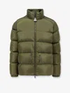 Moncler Tuileries Padded Jacket Drawstring Hem In Green